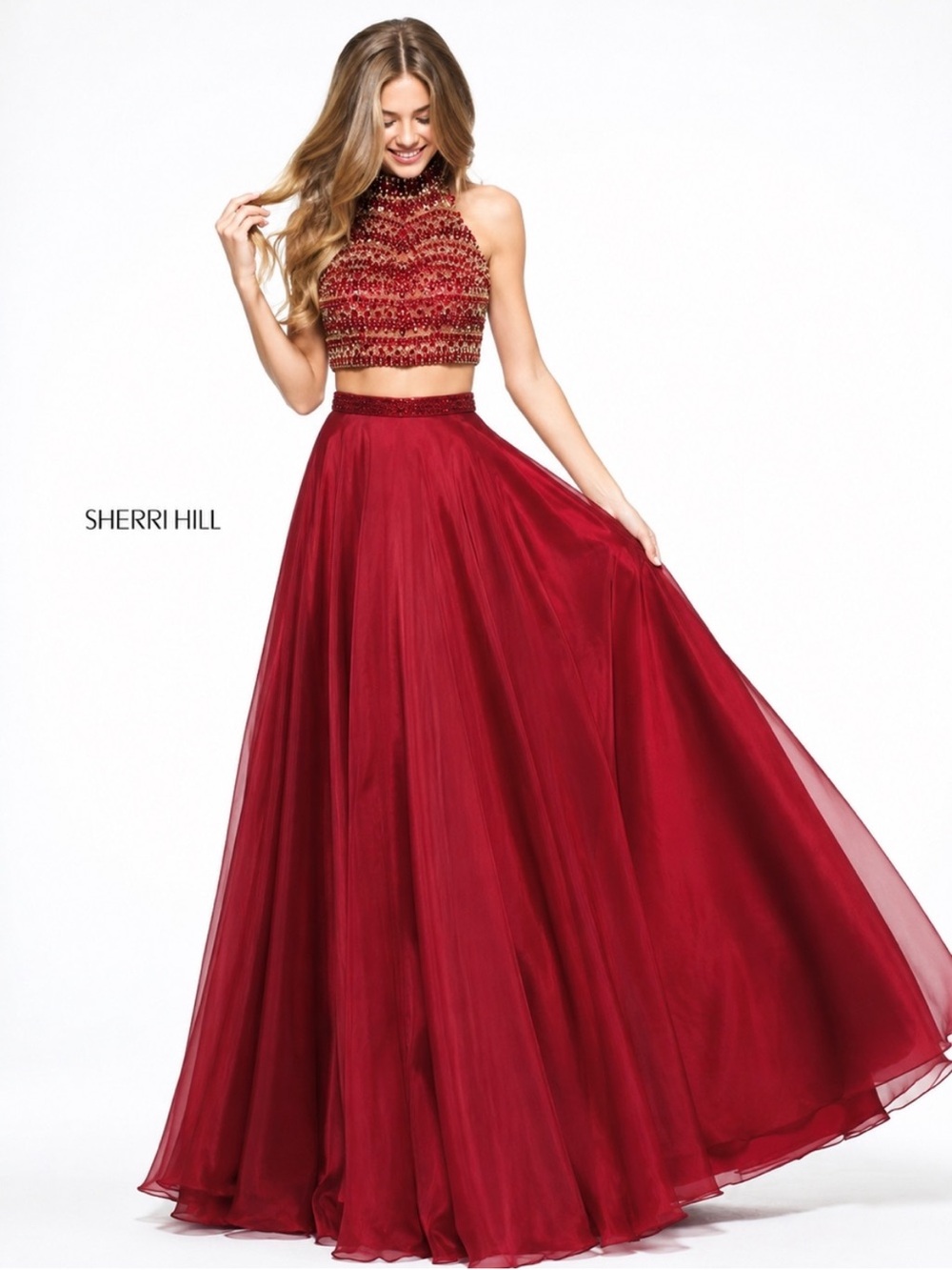 SHERRI HILL 2 PIECE Prom/homecoming dress 50096 size 0 NWT